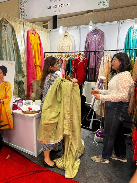 Showcasing Our Collection at "The Indian Bride" Exhibition, Chandigarh